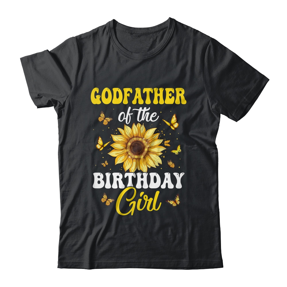 Godfather Of The Birthday Girl Sunflower Party Family Matching Shirt & Hoodie | siriusteestore