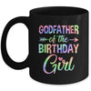 Godfather Of The Birthday Girl Tie Dye 1st Birthday Girl Mug | siriusteestore