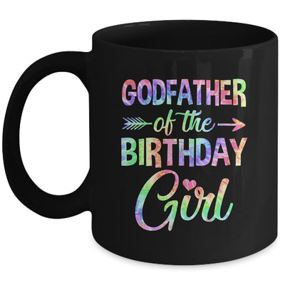 Godfather Of The Birthday Girl Tie Dye 1st Birthday Girl Mug | siriusteestore