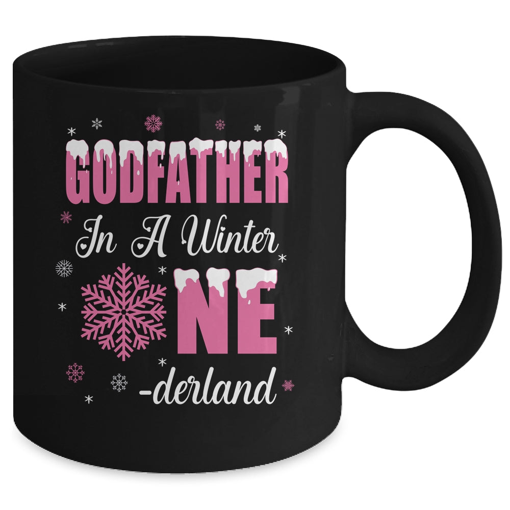 Godfather Of The Birthday Girl Winter Onederland 1st Birthday Mug | siriusteestore