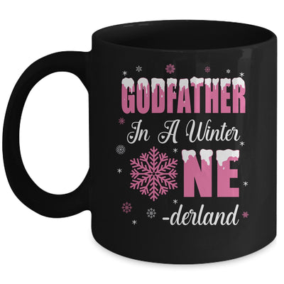 Godfather Of The Birthday Girl Winter Onederland 1st Birthday Mug | siriusteestore
