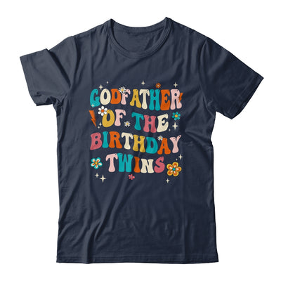 Godfather Of The Birthday Twins Boys Girls Party Retro Bday Shirt & Hoodie | siriusteestore