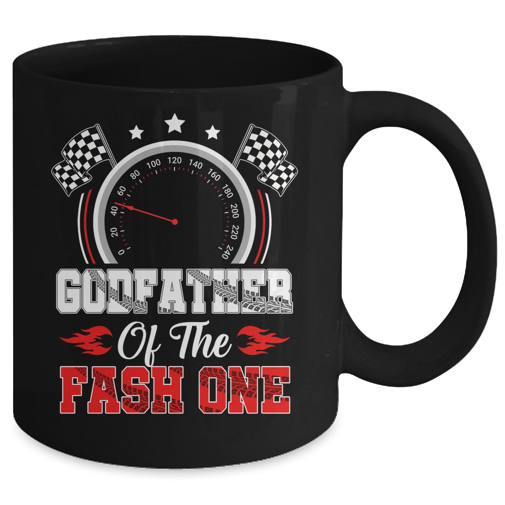 Godfather Of The Fast One 1st Birthday Racing Car Family Mug | siriusteestore