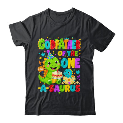 Godfather Of The One-A-Saurus 1St Birthday Boy T-Rex Dinosaur Shirt & Hoodie | siriusteestore