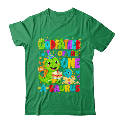 Godfather Of The One-A-Saurus 1St Birthday Boy T-Rex Dinosaur Shirt & Hoodie | siriusteestore