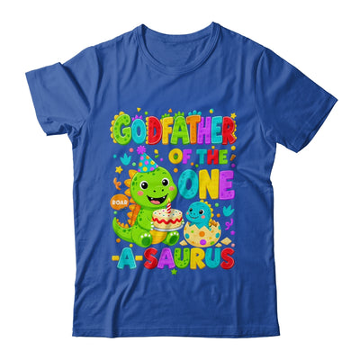 Godfather Of The One-A-Saurus 1St Birthday Boy T-Rex Dinosaur Shirt & Hoodie | siriusteestore