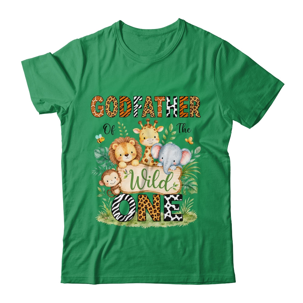 Godfather Of The Wild One First Birthday Boy Jungle Safari Shirt & Hoodie | siriusteestore