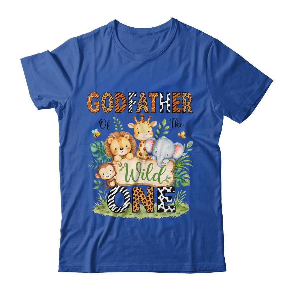 Godfather Of The Wild One First Birthday Boy Jungle Safari Shirt & Hoodie | siriusteestore