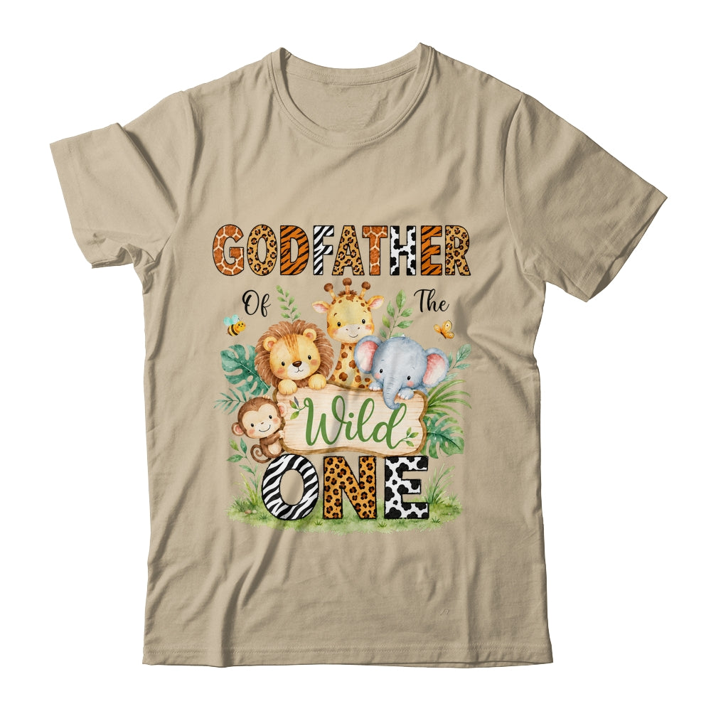 Godfather Of The Wild One First Birthday Boy Jungle Safari Shirt & Hoodie | siriusteestore
