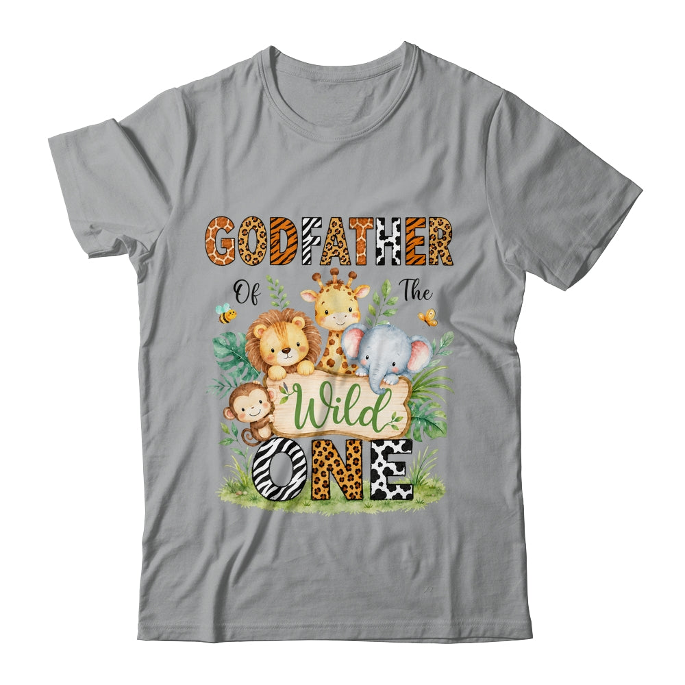 Godfather Of The Wild One First Birthday Boy Jungle Safari Shirt & Hoodie | siriusteestore