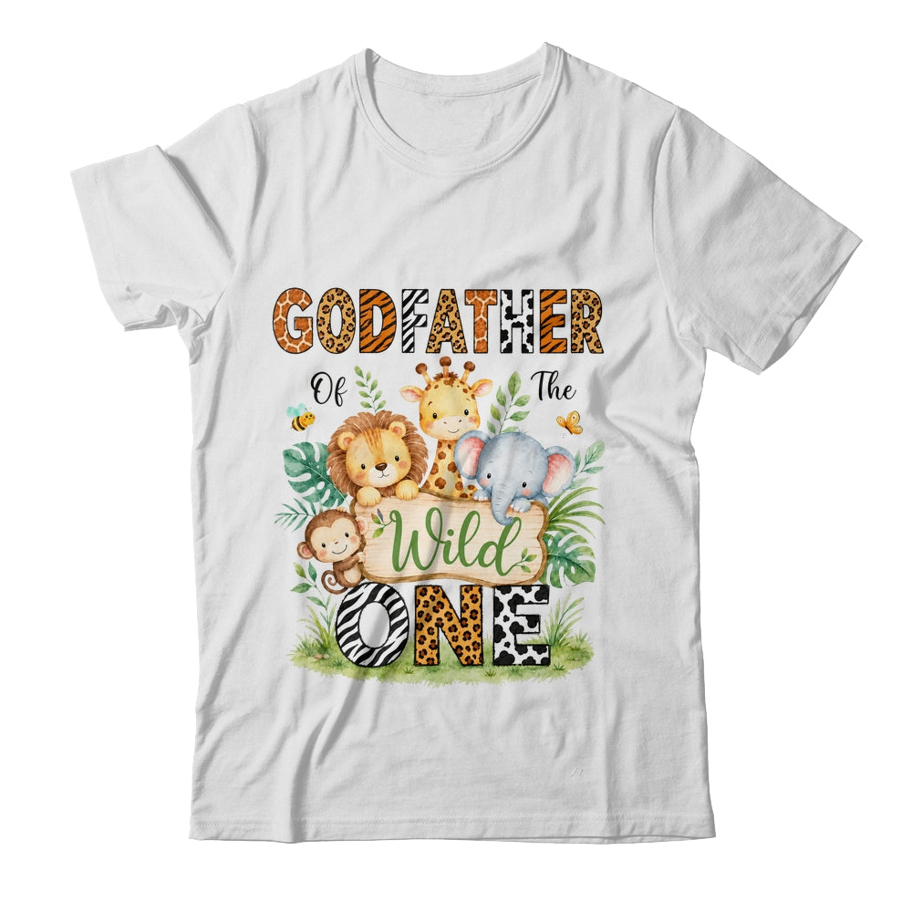 Godfather Of The Wild One First Birthday Boy Jungle Safari Shirt & Hoodie | siriusteestore