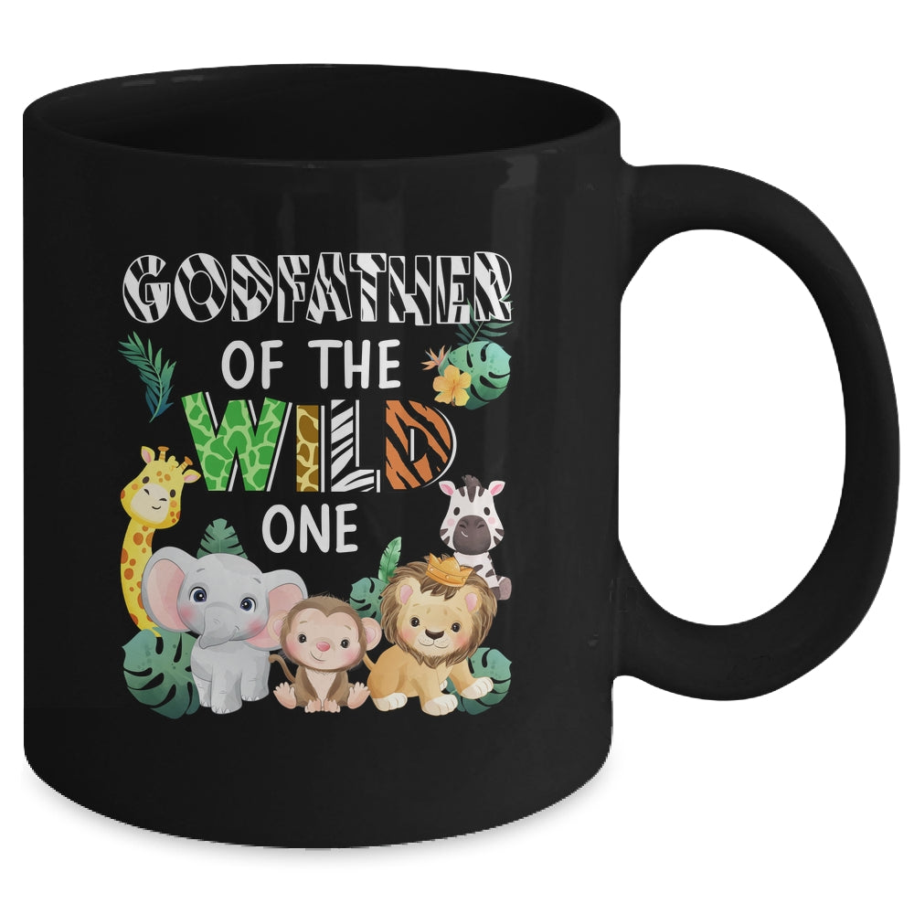 Godfather Of The Wild One Zoo Theme Birthday Safari Animal Mug | siriusteestore