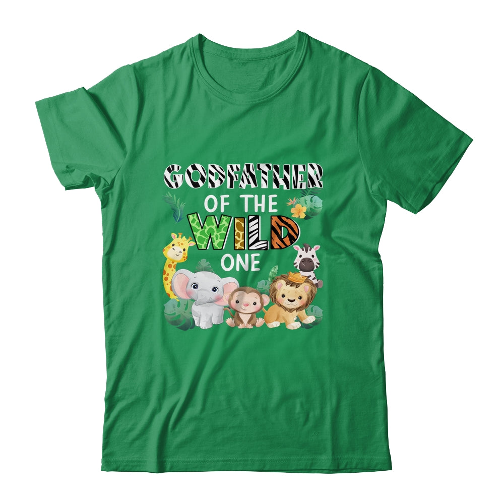 Godfather Of The Wild One Zoo Theme Birthday Safari Animal Shirt & Hoodie | siriusteestore