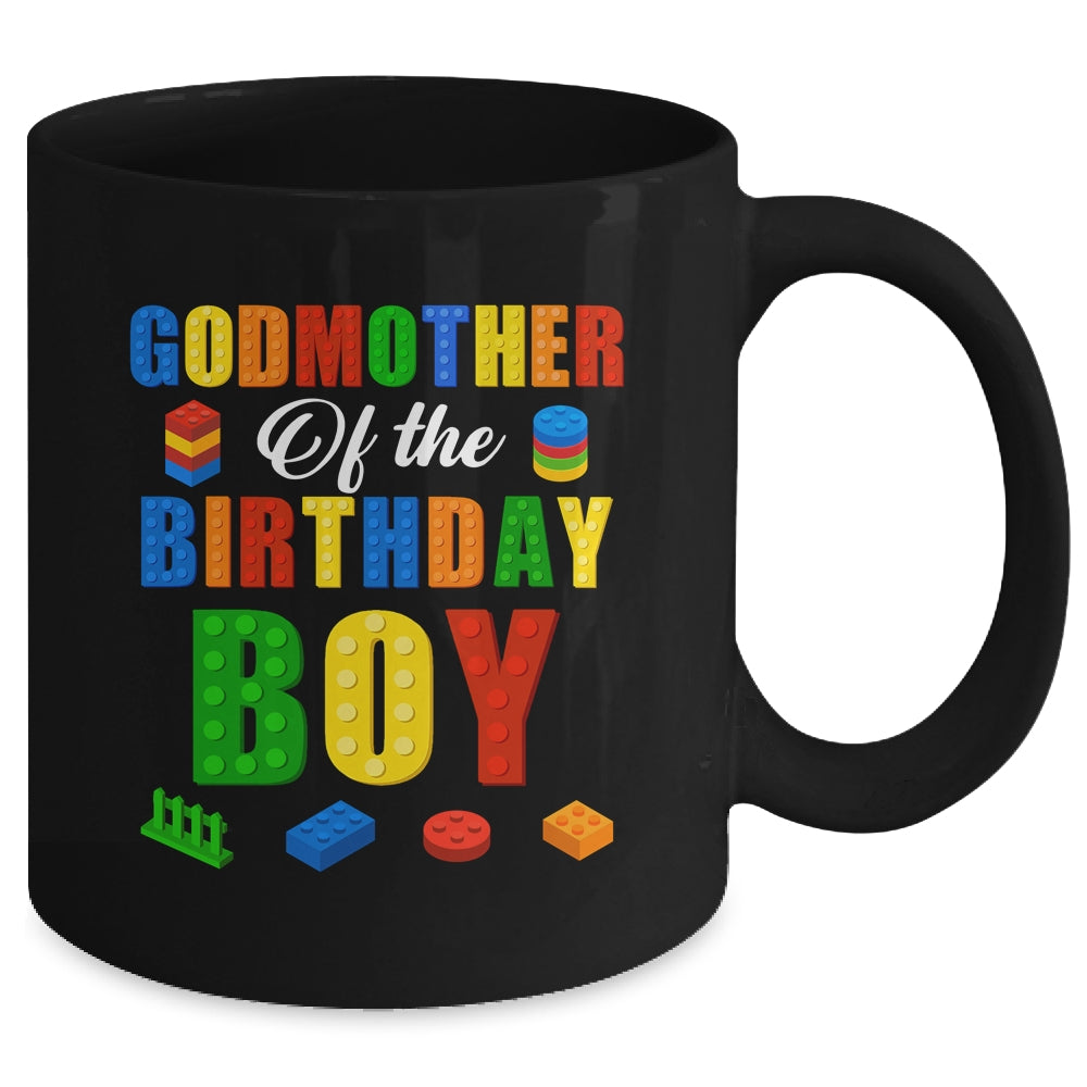 Godmother Birthday Boy Master Builder Building Bricks Blocks Mug | siriusteestore