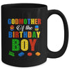 Godmother Birthday Boy Master Builder Building Bricks Blocks Mug | siriusteestore