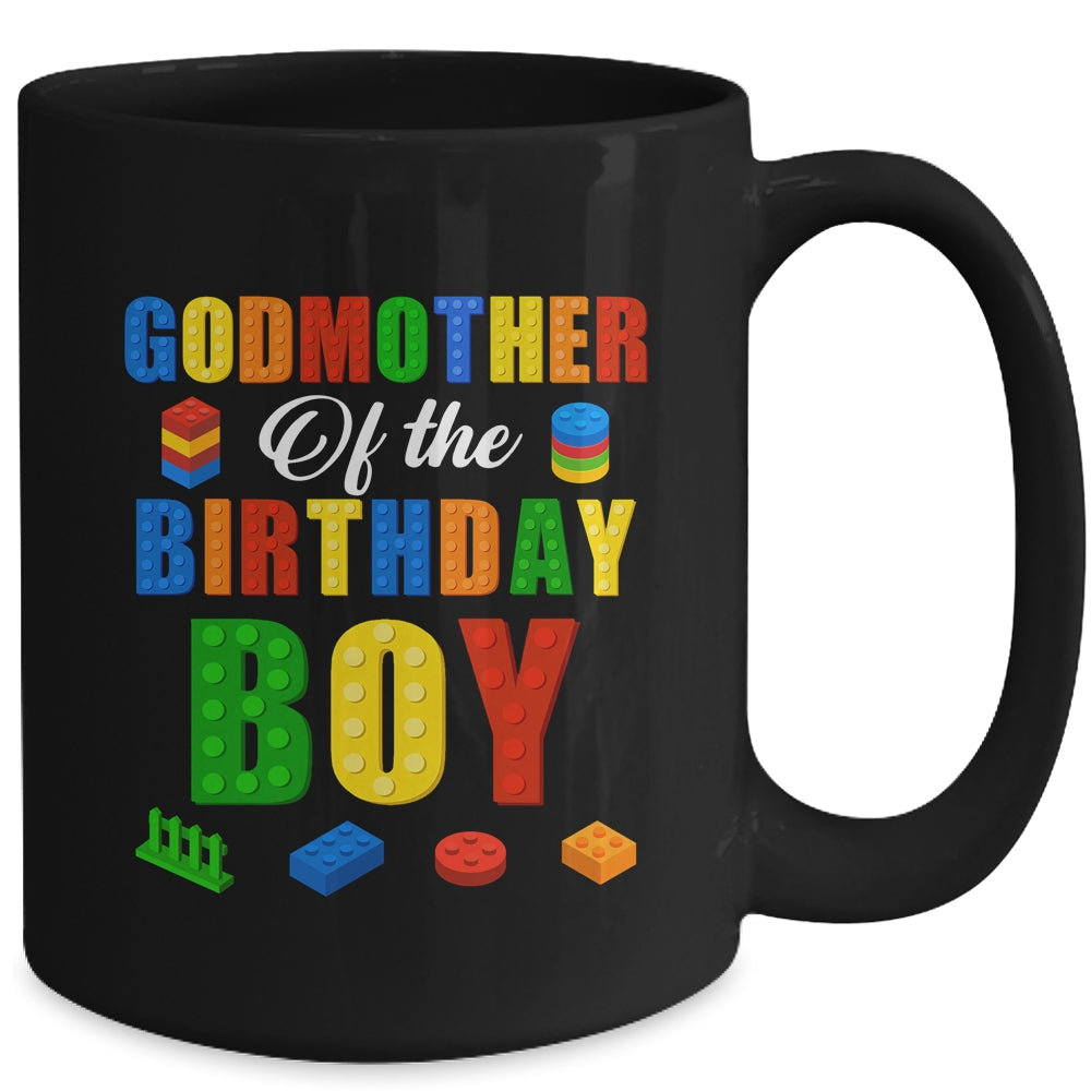 Godmother Birthday Boy Master Builder Building Bricks Blocks Mug | siriusteestore