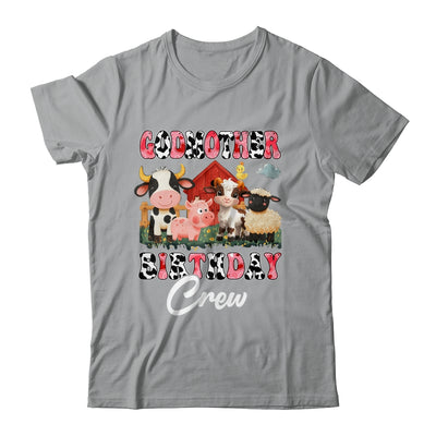 Godmother Birthday Crew Farm Cow Birthday Boy Girl Family Shirt & Hoodie | siriusteestore