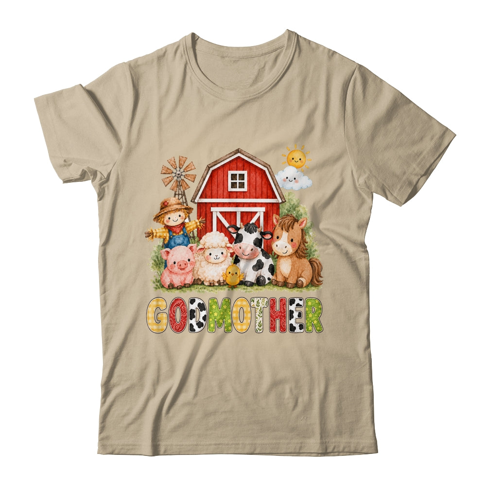 Godmother Farm Cow 1St Birthday Girl Boy Matching Family Shirt & Hoodie | siriusteestore
