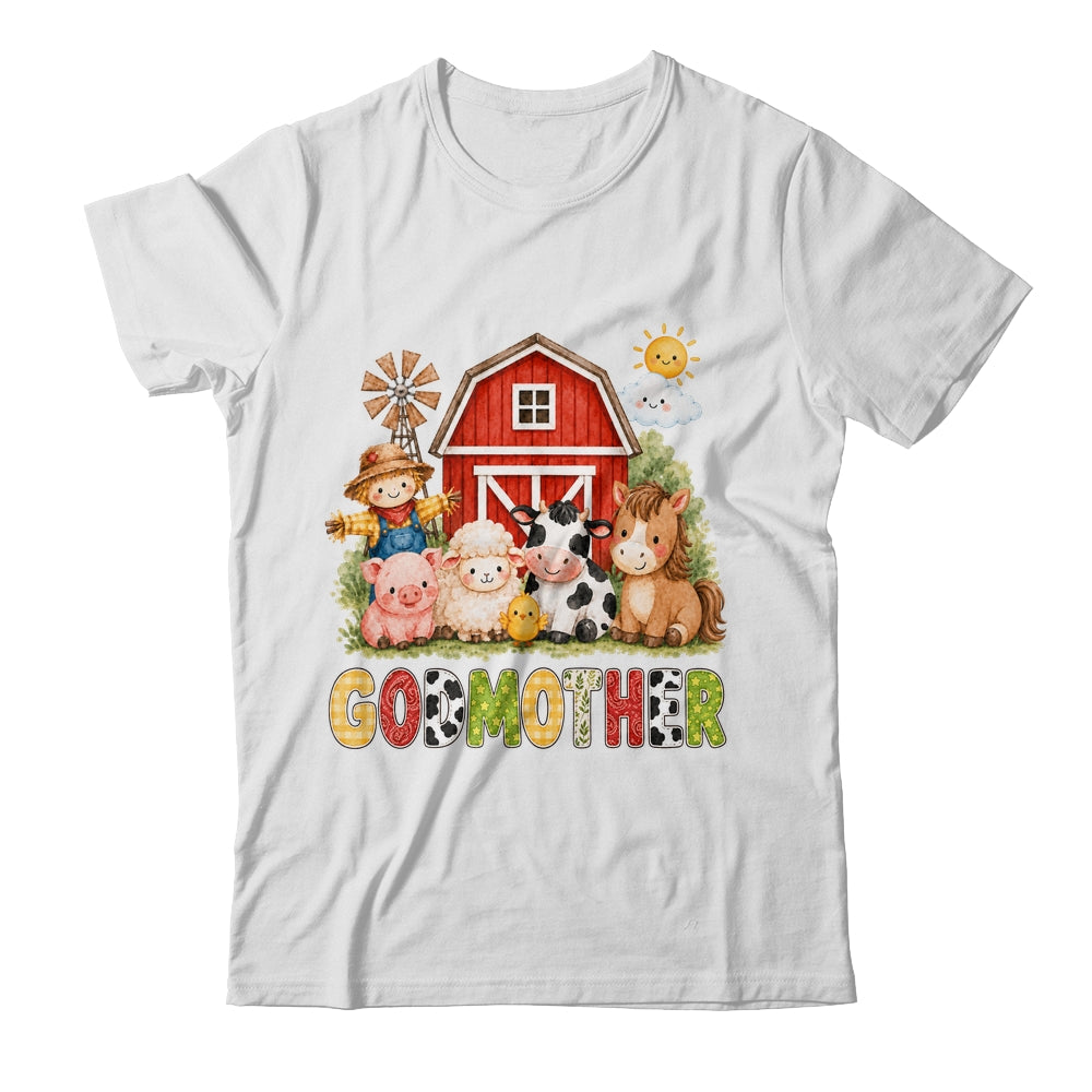 Godmother Farm Cow 1St Birthday Girl Boy Matching Family Shirt & Hoodie | siriusteestore
