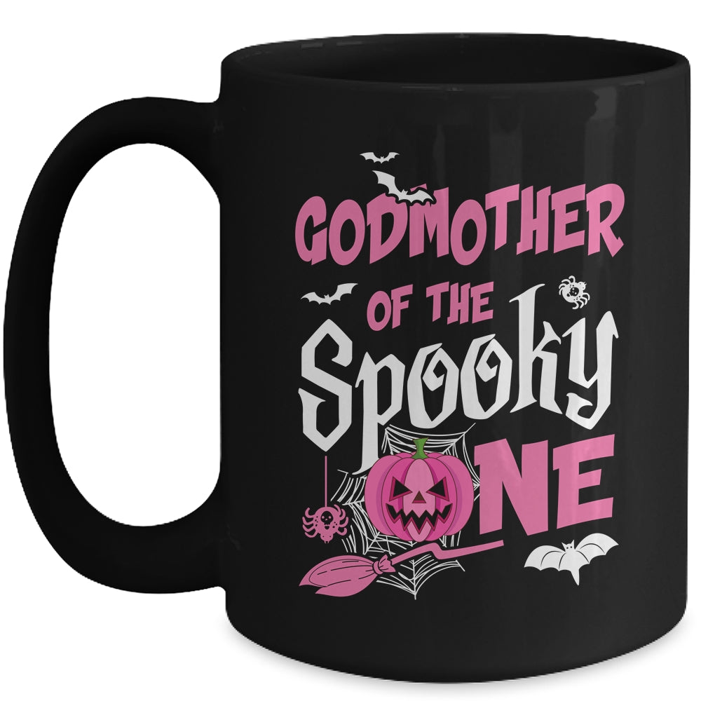 Godmother Halloween 1st Birthday Girl Matching Family Spooky Mug | siriusteestore