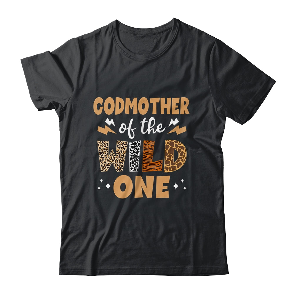 Godmother Of Leopard One 1st Birthday Girl Party Family Shirt & Hoodie | siriusteestore