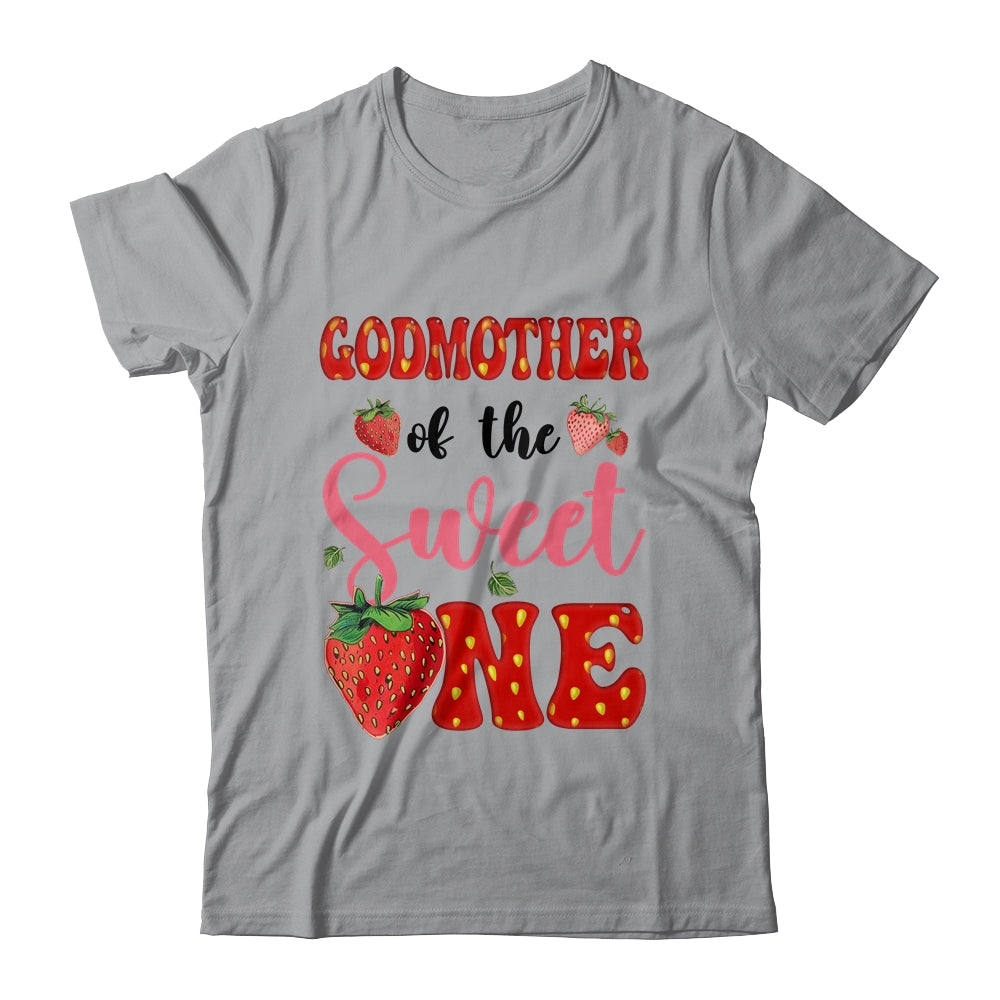 Godmother Of Sweet One Strawberry Frist 1st Birthday Girl Shirt & Hoodie | siriusteestore