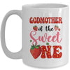 Godmother Of Sweet One Strawberry Frist 1st Birthday Girl Mug | siriusteestore