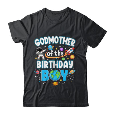 Godmother Of The Birthday Boy Astronaut Family Space Planets Shirt & Hoodie | siriusteestore