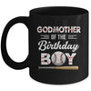 Godmother Of The Birthday Boy Baseball Matching Family Party Mug | siriusteestore