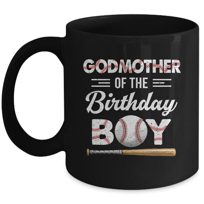 Godmother Of The Birthday Boy Baseball Matching Family Party Mug | siriusteestore