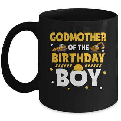 Godmother Of The Birthday Boy Construction Worker Party Mug | siriusteestore