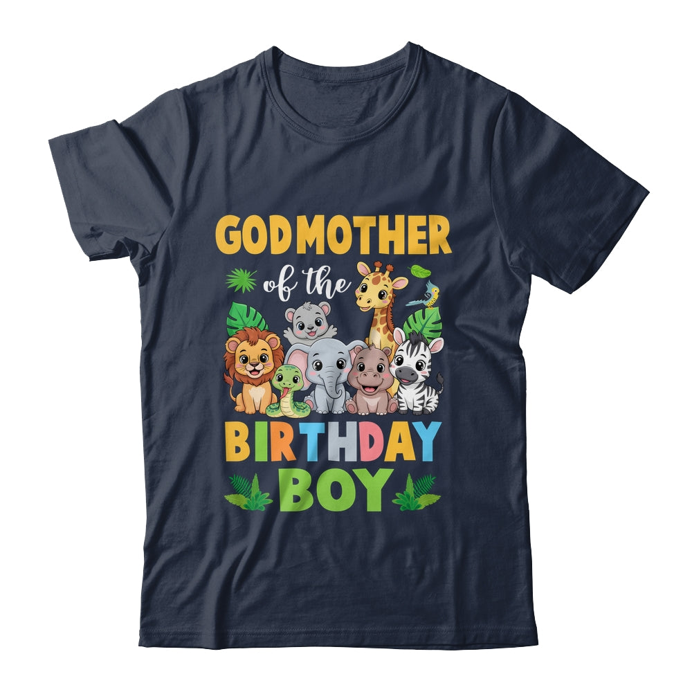 Godmother Of The Birthday Boy Kids Safari Jungle Animal Shirt & Hoodie | siriusteestore