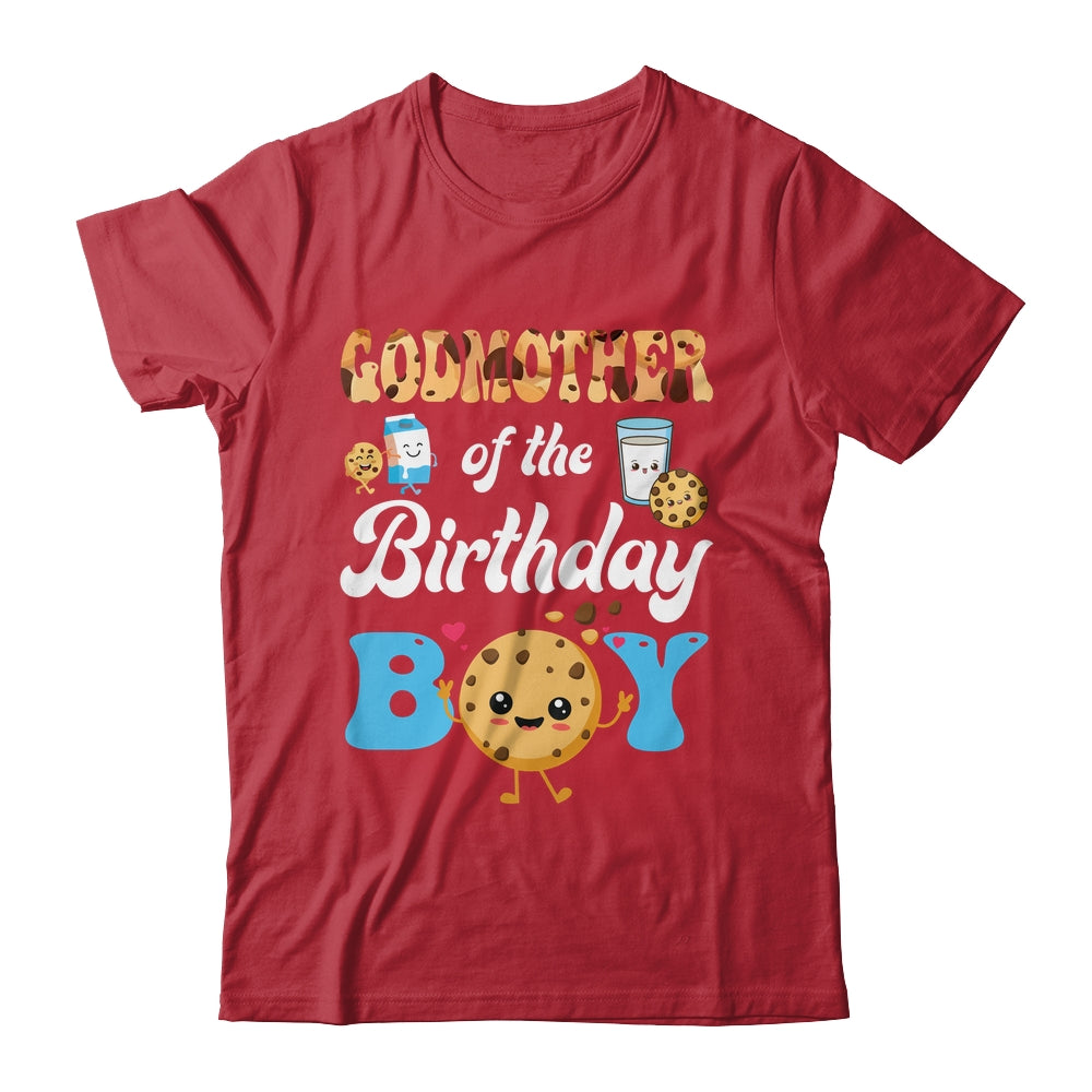 Godmother Of The Birthday Boy Milk And Cookies 1st Birthday Shirt & Hoodie | siriusteestore