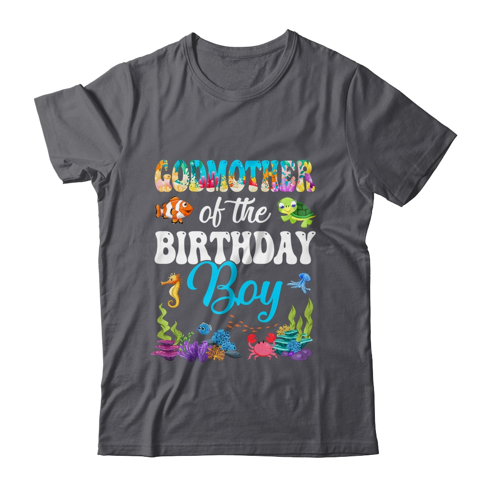 Godmother Of The Birthday Boy Sea Fish Ocean Aquarium Party Shirt & Hoodie | siriusteestore