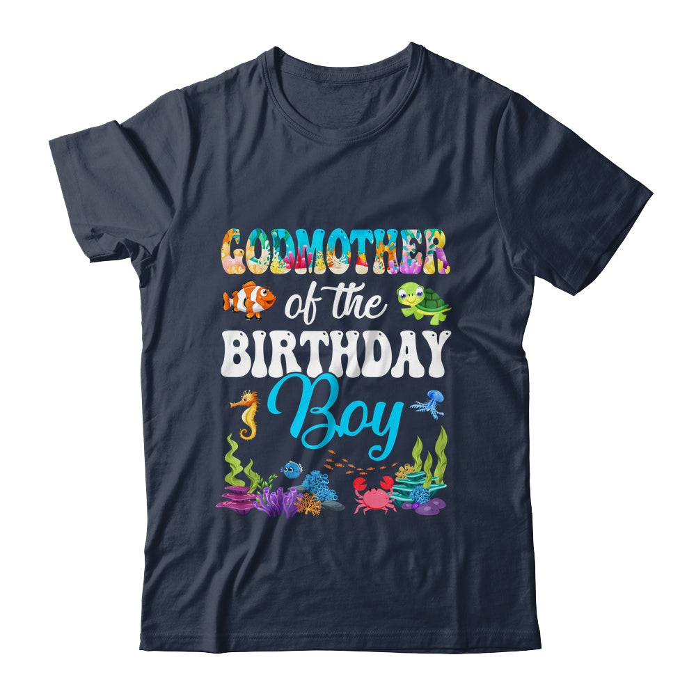 Godmother Of The Birthday Boy Sea Fish Ocean Aquarium Party Shirt & Hoodie | siriusteestore