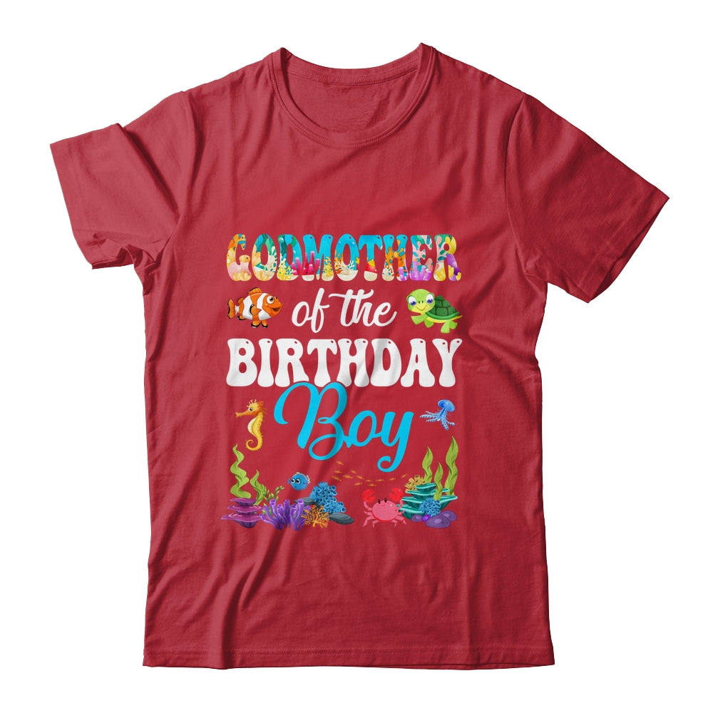 Godmother Of The Birthday Boy Sea Fish Ocean Aquarium Party Shirt & Hoodie | siriusteestore