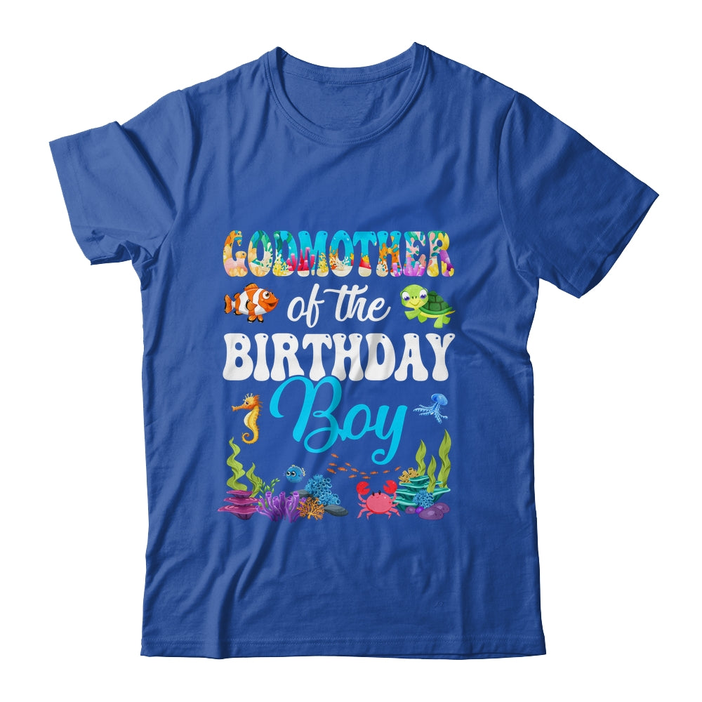 Godmother Of The Birthday Boy Sea Fish Ocean Aquarium Party Shirt & Hoodie | siriusteestore