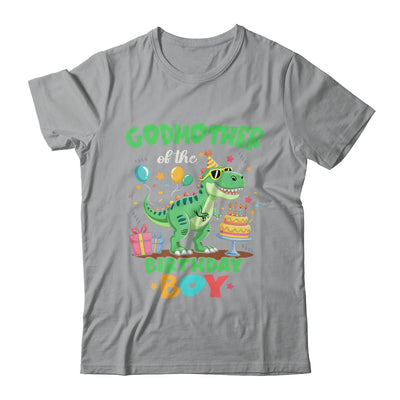 Godmother Of The Birthday Boy T Rex Dinosaur Family Party Shirt & Hoodie | siriusteestore