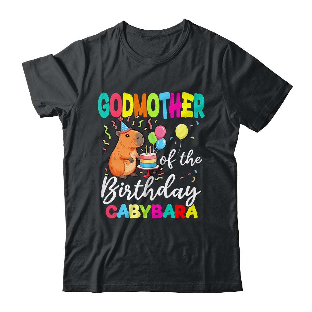 Godmother Of The Birthday Capybara Girl Bday Party Family Shirt & Hoodie | siriusteestore