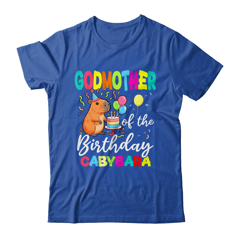 Godmother Of The Birthday Capybara Girl Bday Party Family Shirt & Hoodie | siriusteestore