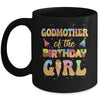 Godmother Of The Birthday Girl 1st Ice Cream Party Family Mug | siriusteestore