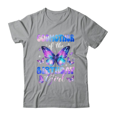 Godmother Of The Birthday Girl Butterfly Family Matching Shirt & Hoodie | siriusteestore