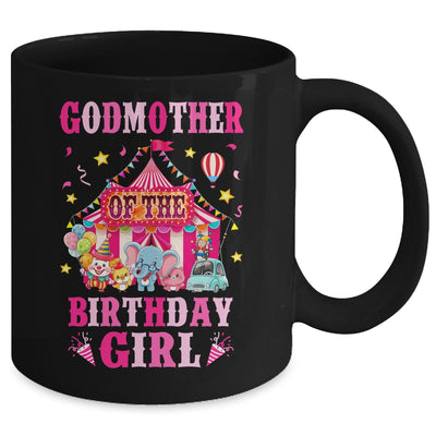 Godmother Of The Birthday Girl Circus Carnival Family Party Mug | siriusteestore