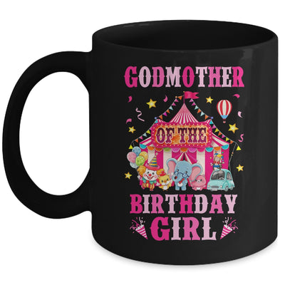Godmother Of The Birthday Girl Circus Carnival Family Party Mug | siriusteestore