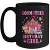 Godmother Of The Birthday Girl Circus Carnival Family Party Mug | siriusteestore