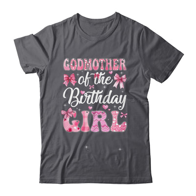 Godmother Of The Birthday Girl Family Pink Coquette Bow Shirt & Hoodie | siriusteestore