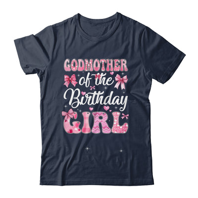 Godmother Of The Birthday Girl Family Pink Coquette Bow Shirt & Hoodie | siriusteestore