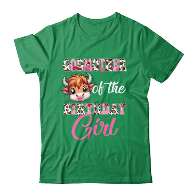 Godmother Of The Birthday Girl Highland Cow Farm 1st Birthday Shirt & Hoodie | siriusteestore