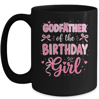 Godmother Of The Birthday Girl Matching Pink Coquette Bow Mug | siriusteestore