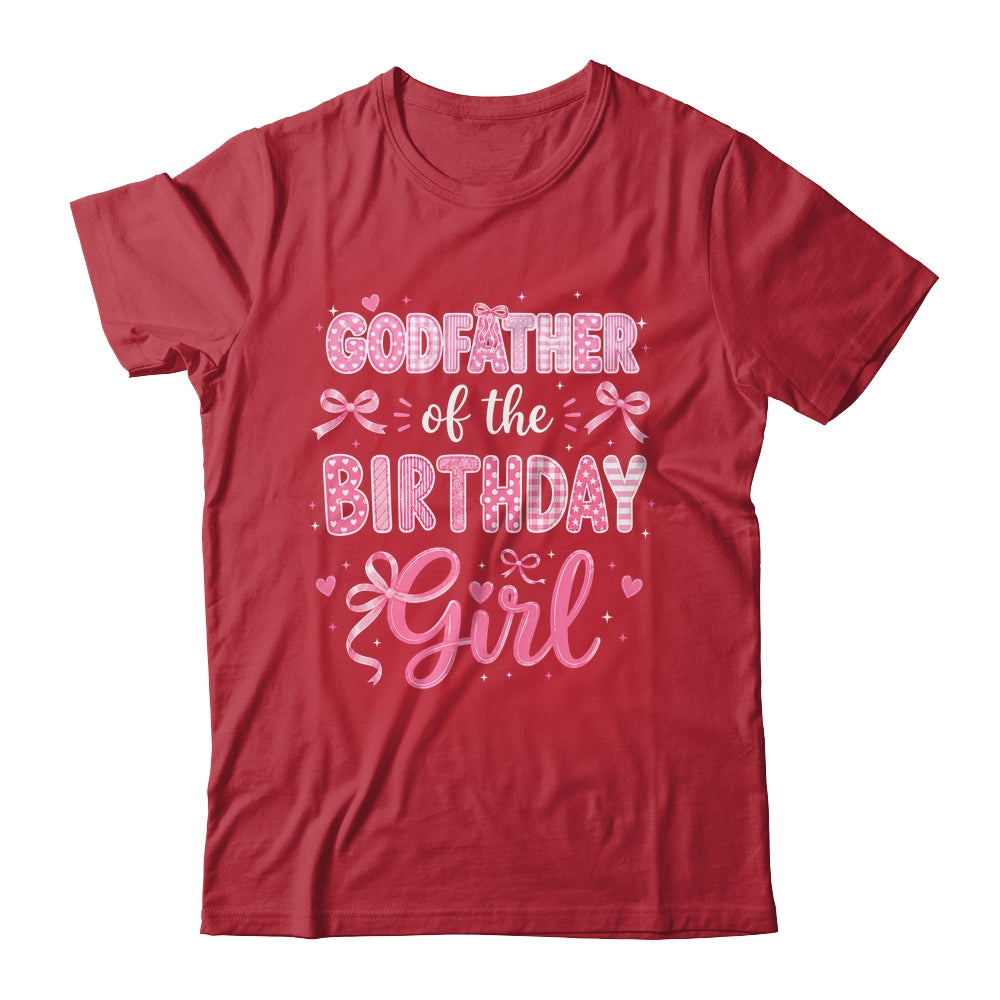 Godmother Of The Birthday Girl Matching Pink Coquette Bow Shirt & Hoodie | siriusteestore